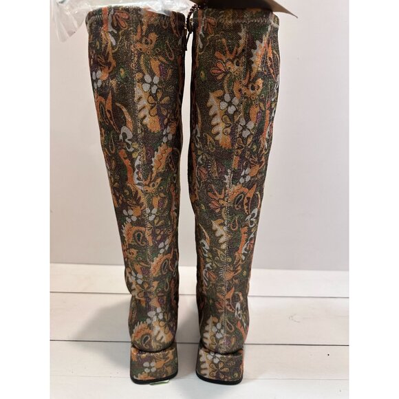 CHELSEA & VIOLET WOMENS ZAYLA FLORAL BOOTS - SIZE 8M- NWOB - Picture 7 of 10